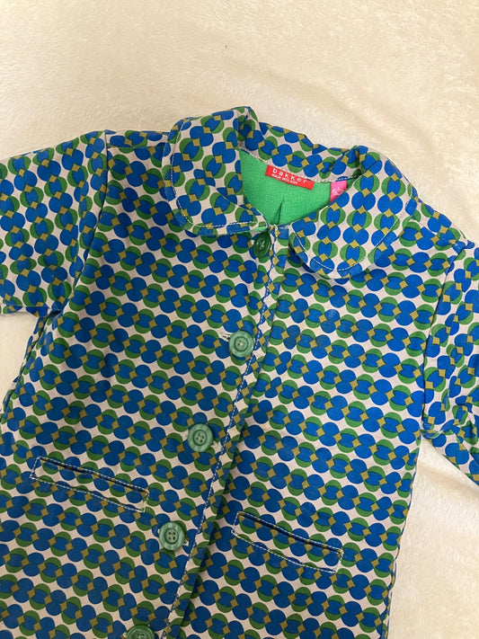 Bakker Geometric Print Coat (Made in France) 24m(100cm)